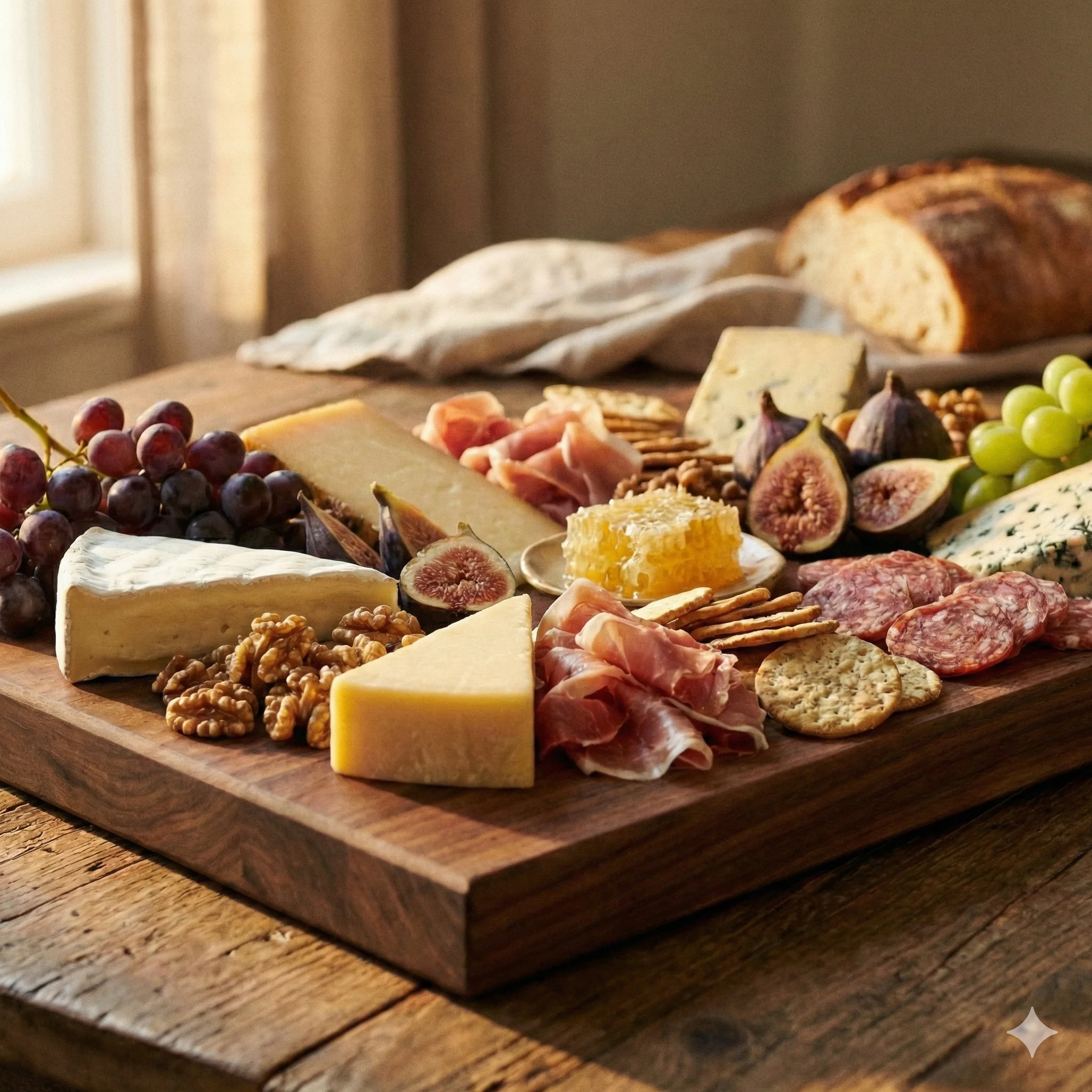 Rectangle Natural Wood Serving Board