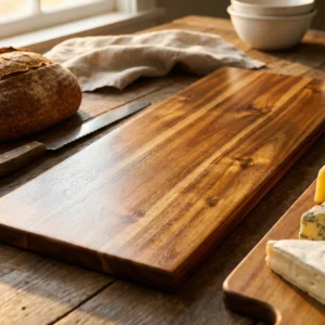 Rectangle Wood Serving Board – Varnished
